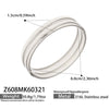 Wholesale Stainless Steel Electroplated Polished Ringshaped Buckle Bracelet Set Simple Highend Style Accessories