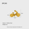 Wholesale Stainless Steel Electroplated Return Pattern Rugby Motorcycle Bicycle Elephant Pendant Necklace Accessories Charm