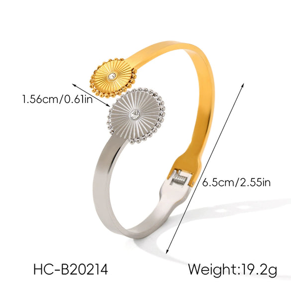 Wholesale Stainless Steel Electroplated Star Bracelet In Ins Style And Minimalist Design