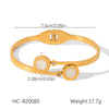 Wholesale Stainless Steel Electroplated Star Bracelet In Ins Style And Minimalist Design