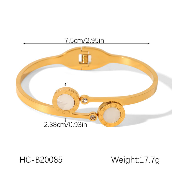 Wholesale Stainless Steel Electroplated Star Bracelet In Ins Style And Minimalist Design