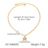 Wholesale Stainless Steel Electroplated Star Earrings And Necklace For Women