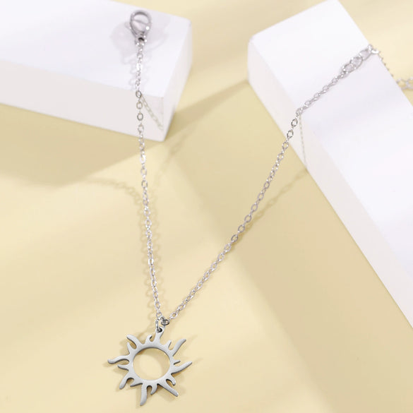 Wholesale Stainless Steel Electroplated Sun Moon Stars Clouds Universe Pattern Accessories Set For Women
