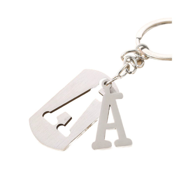 Wholesale Stainless Steel Ellipse Military Style Key Chain Pendant