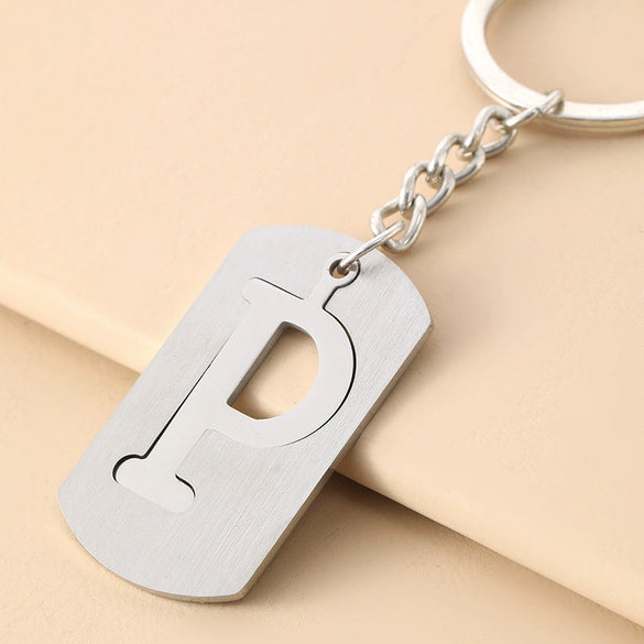 Wholesale Stainless Steel Ellipse Military Style Key Chain Pendant