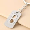 Wholesale Stainless Steel Ellipse Military Style Key Chain Pendant