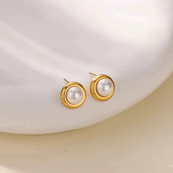 Wholesale Stainless Steel Exaggerated Geometric Heart Doublelayer Glossy Cut Out Asymmetrical Earrings Set With Diamonds For Women