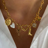 Wholesale Stainless Steel Fashion Boots Pendant With Heart Shape Electroplated In 18K Gold Color