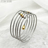 Wholesale Stainless Steel Fashion Bracelets Ins Style Geometric Electroplated For Men And Women