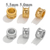 Wholesale Stainless Steel Fashion Jewelry Accessories Round Beads Electroplated Bracelet Necklace Beaded Material