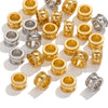 Wholesale Stainless Steel Fashion Jewelry Accessories Round Beads Electroplated Bracelet Necklace Beaded Material