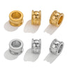 Wholesale Stainless Steel Fashion Jewelry Accessories Round Beads Electroplated Bracelet Necklace Beaded Material