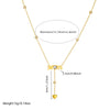 Wholesale Stainless Steel Fashionable Simple Commuter Chain Tassel Heart Letter Pendant Necklace For Women With Electroplating