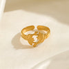 Wholesale Stainless Steel Fish Zodiac Ring For Women With Electroplating