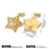 Wholesale Stainless Steel Fivepointed Star Heartshaped Pearl Pendant Jewelry Accessories With Electroplating