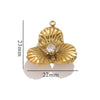 Wholesale Stainless Steel Floral High Sense Pendant With Totem Pattern And Electroplating Treatment