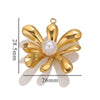 Wholesale Stainless Steel Floral High Sense Pendant With Totem Pattern And Electroplating Treatment