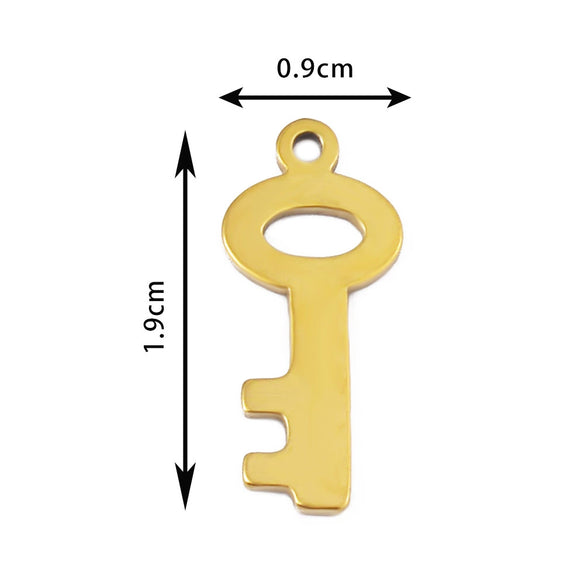Wholesale Stainless Steel Floral Jewelry Accessories Pendant With Electroplating Hollow Rose Four Leaf Clover Tree Leaves Design