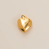 Wholesale Stainless Steel Flower Cross Pendant Necklace With Love Stone And 18K Gold Vacuum Plating
