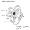 Wholesale Stainless Steel Flower Jewelry Set With Electroplating For Women Necklace Bracelet Ring Earrings Elegant Design
