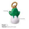 Wholesale 316L Stainless Steel Fruit And Vegetable 3D Dripping Oil Style Necklace Pendant And Bracelet Accessories