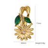 Wholesale Stainless Steel Fruit Food Style Dripping Oil Handmade Jewelry Pendant