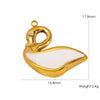 Wholesale Stainless Steel Fruit Food Style Dripping Oil Handmade Jewelry Pendant