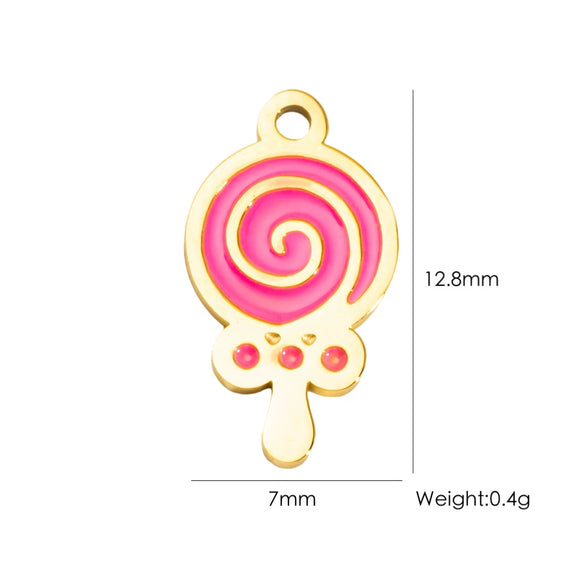 Wholesale Stainless Steel Fruit Food Style Dripping Oil Pendant Accessory