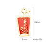 Wholesale Stainless Steel Fruit Food Style Dripping Oil Pendant Accessory