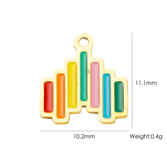 Wholesale Stainless Steel Fruit Food Style Dripping Oil Pendant Accessory