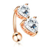 Wholesale Stainless Steel Fruit Pattern Navel Ring Set Body Piercing Jewelry