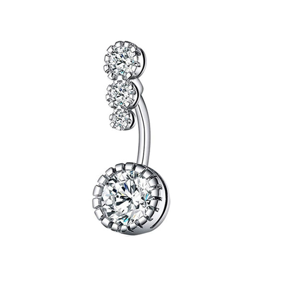 Wholesale Stainless Steel Fruit Pattern Navel Ring Set Body Piercing Jewelry