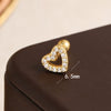 Wholesale Stainless Steel Geometric And Heart Shape Electroplated Women's Earrings