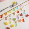 Wholesale Stainless Steel Geometric Animal Pendant Earrings With Electroplating For Women