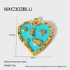 Wholesale Stainless Steel Geometric Animal Zodiac Pattern Electroplated Spring Clasp Chain Necklace For Women