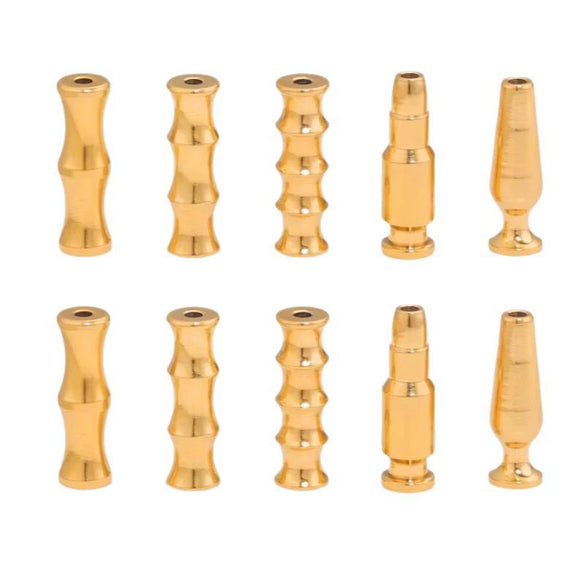 Wholesale Stainless Steel Geometric Bamboo Pattern Loose Beads For Diy Handmade Jewelry Accessories