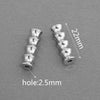 Wholesale Stainless Steel Geometric Bamboo Pattern Loose Beads For Diy Handmade Jewelry Accessories