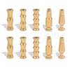 Wholesale Stainless Steel Geometric Bamboo Pattern Loose Beads For Diy Handmade Jewelry Accessories
