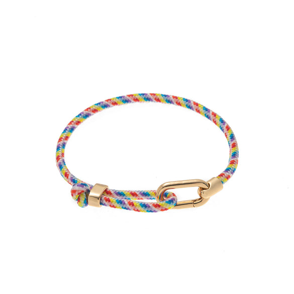 Wholesale Stainless Steel Geometric Bangle Bracelet Electroplated Simple Style Unisex