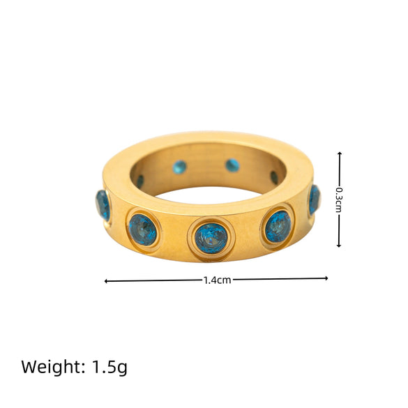 Wholesale Stainless Steel Geometric Birthstone Necklace With Electroplating Little Fresh Style For Female