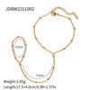 Wholesale Stainless Steel Geometric Bracelet For Women With Electroplating Design