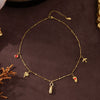 Wholesale Stainless Steel Geometric Bullet Aircraft Pendant Necklace With Vacuum Plated 18K Gold Color