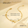 Wholesale Stainless Steel Geometric Butterfly Beach Anklet Multilayer Stacked Unisex Foot Accessories