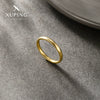 Wholesale Stainless Steel Geometric Casual Style Ring For Men And Women With Electroplating
