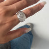 Wholesale Stainless Steel Geometric Chubby Ring Jewelry With Electroplating Modern Classic Style