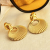 Wholesale Stainless Steel Geometric Creative Shell Earrings For Women Jewelry