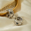 Wholesale Stainless Steel Geometric Cshaped Electroplated Earrings For Women