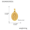 Wholesale Stainless Steel Geometric Diy Pendant Jewelry With 18K Gold Plating