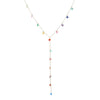 Wholesale Stainless Steel Geometric Dopamine Necklace With 18K Gold Color Electroplating For Women