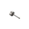 Wholesale Stainless Steel Geometric Ear Nails Screw Rod With Ball Round Pie Ear Plug Spiral Ear Needle Accessories